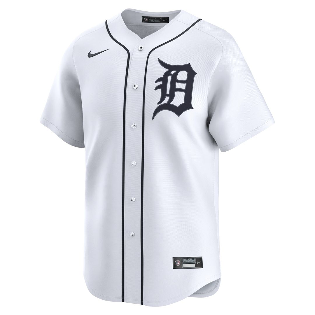 Detroit Tigers Riley Greene Nike Home Limited Player Jersey - White