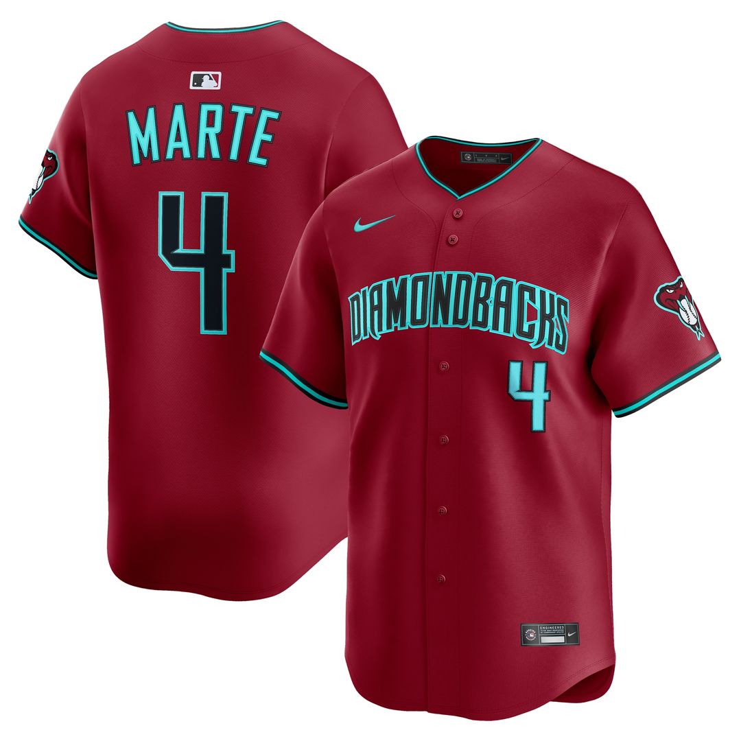 Arizona Diamondbacks Ketel Marte Nike Alternate Limited Jersey - Black