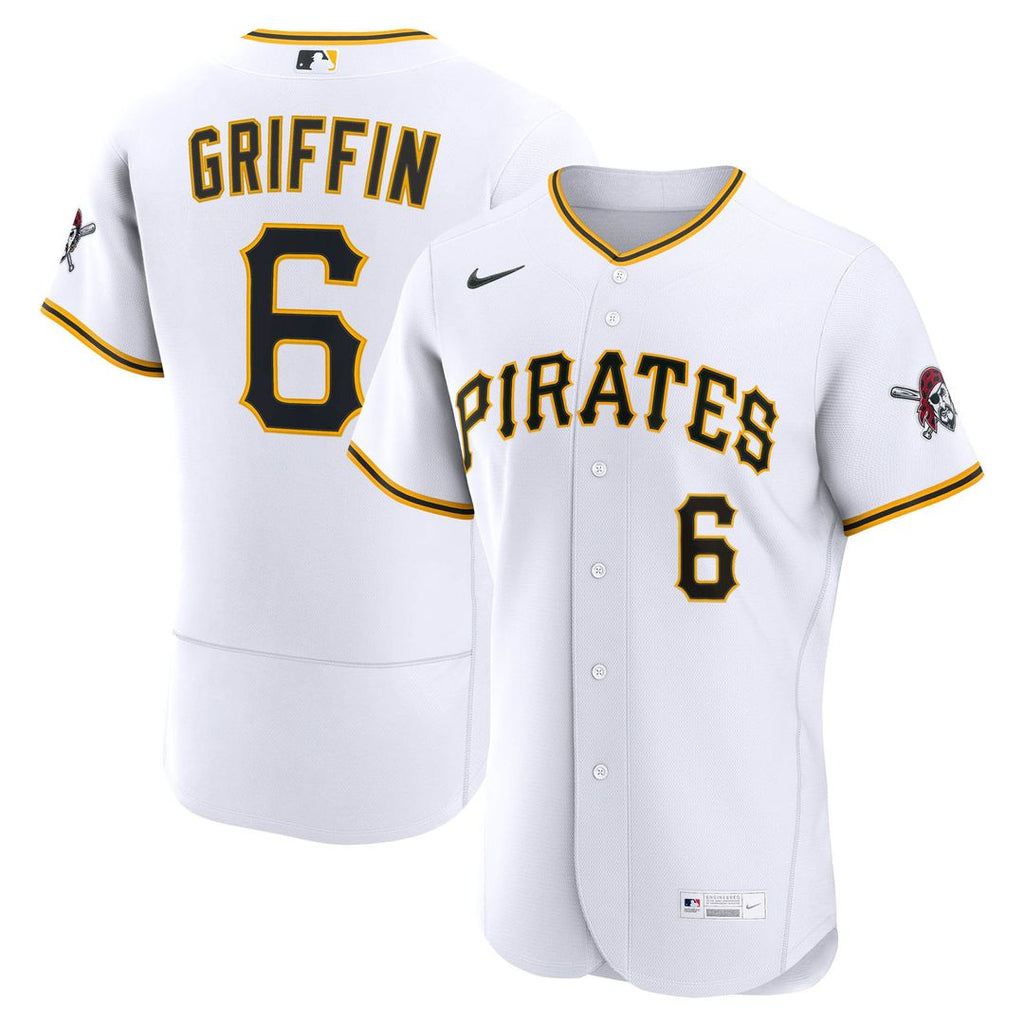 Pittsburgh Pirates Konnor Griffin Nike Home Authentic Jersey - White