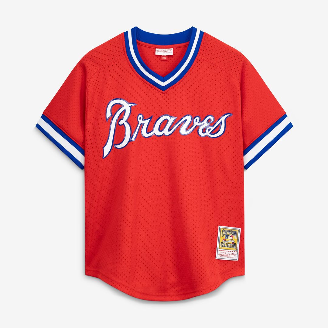 Atlanta Braves Dale Murphy Mitchell & Ness Authentic Batting Practice Jersey - Royal