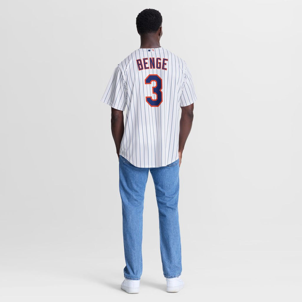 New York Mets Carson Benge Nike Home Replica Jersey - White