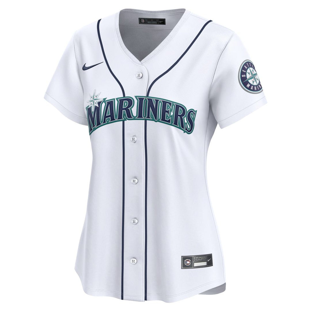 Seattle Mariners Julio Rodríguez Nike Women's Home Limited Player Jersey - White