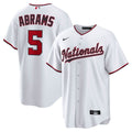 Washington Nationals CJ Abrams Nike Home Replica Jersey - White