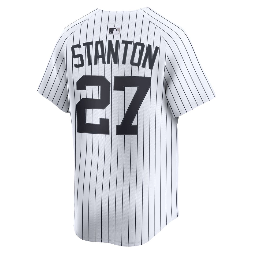 New York Yankees Giancarlo Stanton Nike Home Limited Player Jersey - White