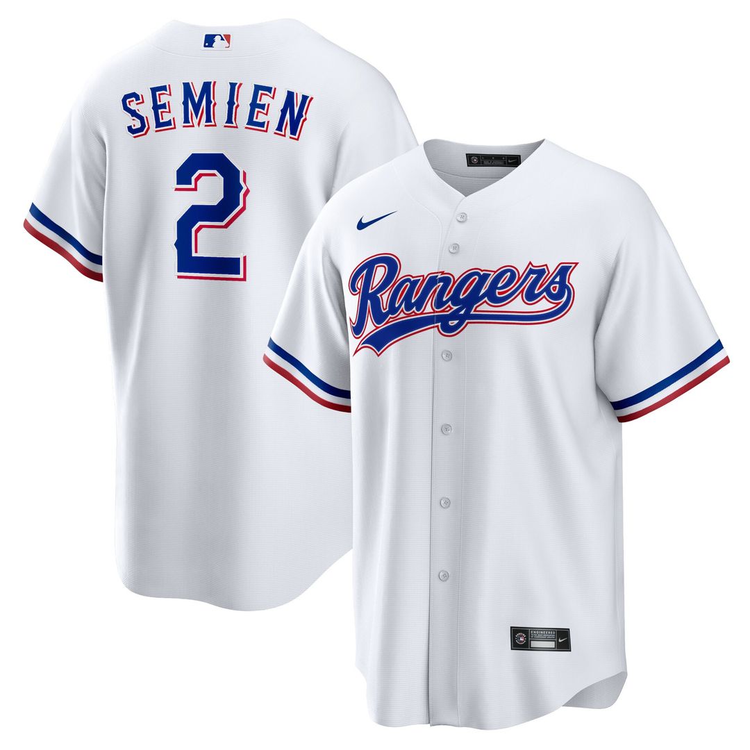 Texas Rangers Marcus Semien Nike Youth Home Replica Player Jersey - White