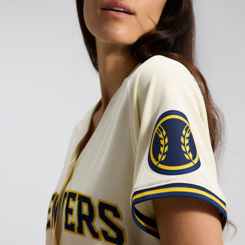 Milwaukee Brewers Nike Women's Home Limited Jersey - Cream