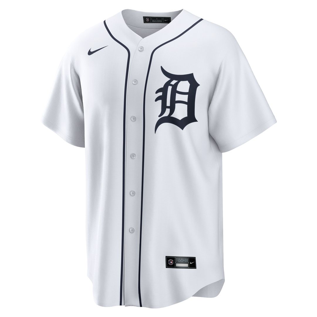 Detroit Tigers Riley Greene Nike Replica Player Jersey - White