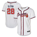 Atlanta Braves Matt Olson Nike Youth Home Limited Player Jersey - White
