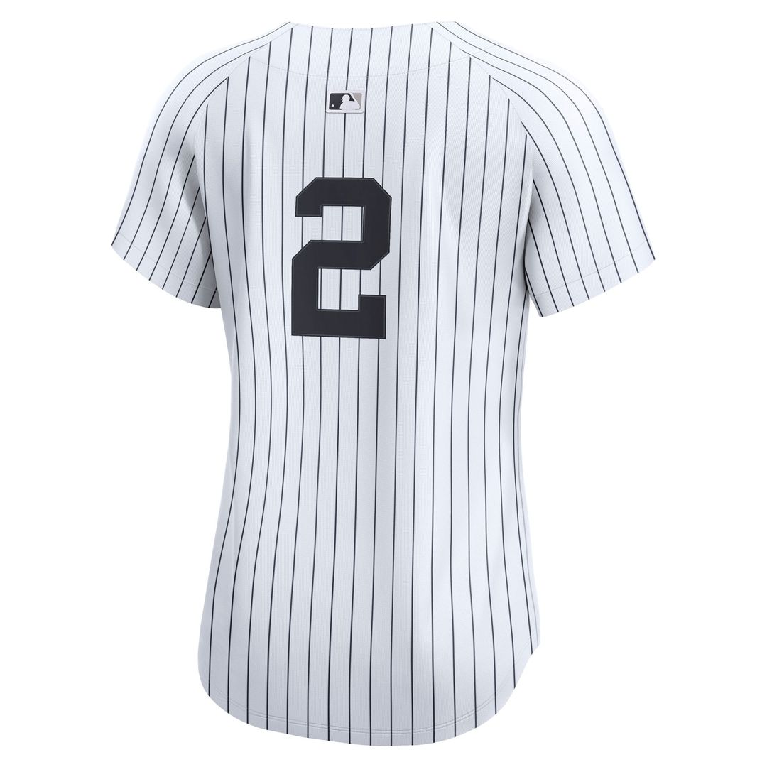 New York Yankees Derek Jeter Nike Women's Home Limited Jersey – White