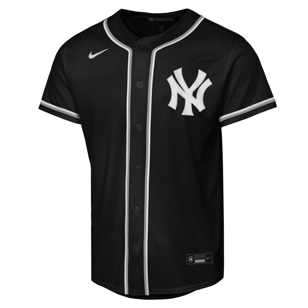 New York Yankees Anthony Volpe Nike Youth Fashion Replica Player Jersey - Black