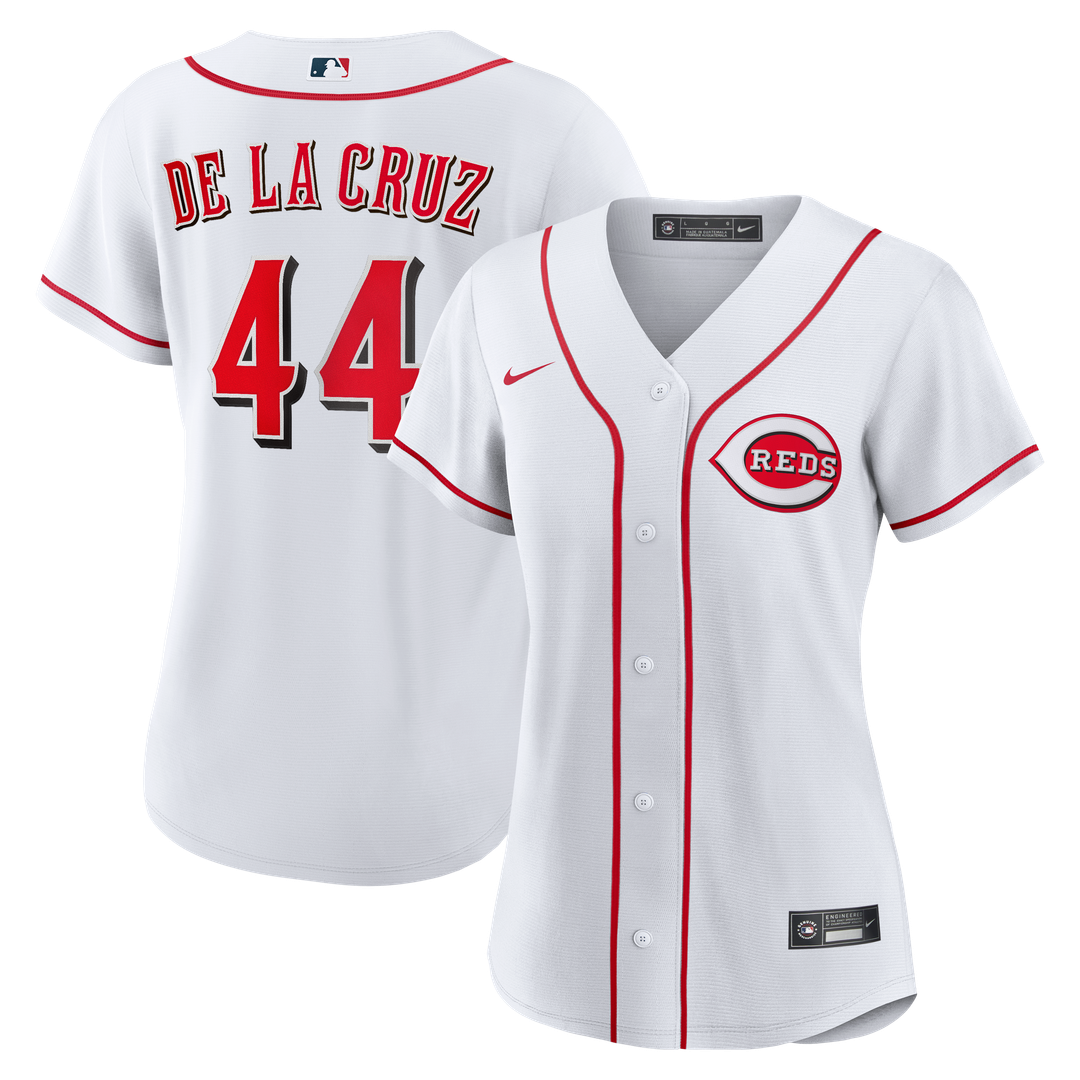 Cincinnati Reds Elly De La Cruz Nike Women's Home Replica Jersey - White