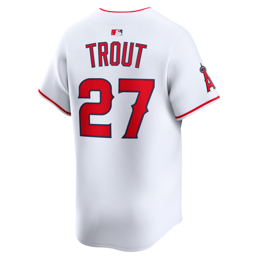 Los Angeles Angels Mike Trout Nike Home Limited Player Jersey - White