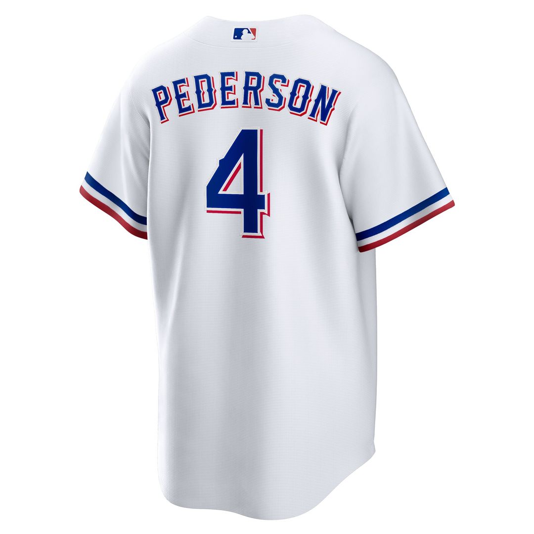 Texas Rangers Joc Pederson Nike Home Replica Jersey - White