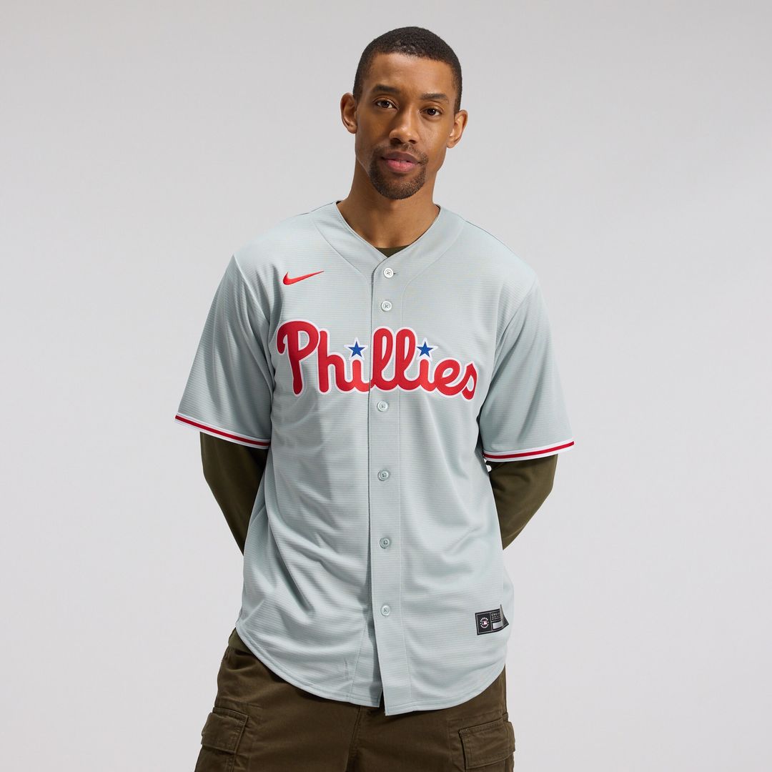 Philadelphia Phillies Bryce Harper Nike Road Replica Jersey - Gray