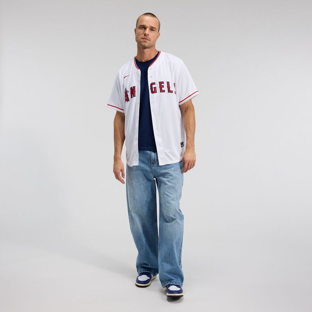 Los Angeles Angels Nike Home Replica Team Jersey - White