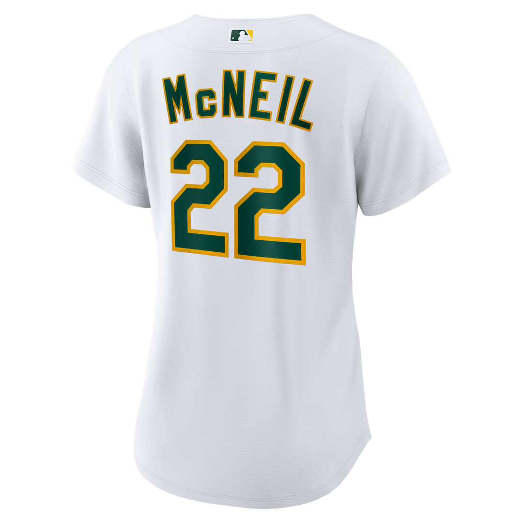 Athletics Jeff McNeil Nike Women's Home Replica Jersey - White