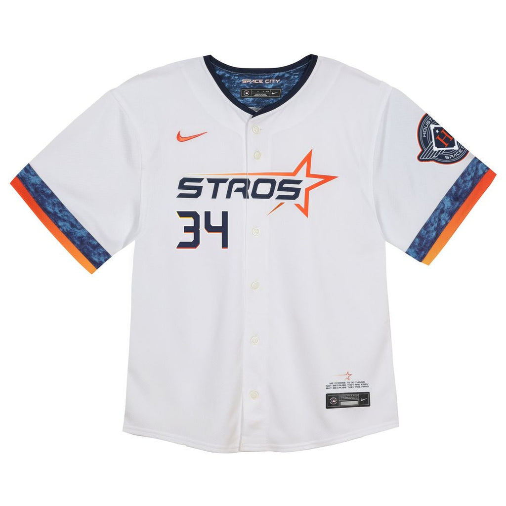 Houston Astros Nolan Ryan Nike Toddler City Connect 2025 Limited Jersey - White