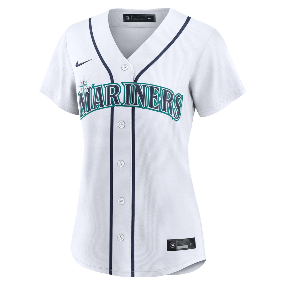 Seattle Mariners Cal Raleigh Nike Women's Home Replica Jersey - White