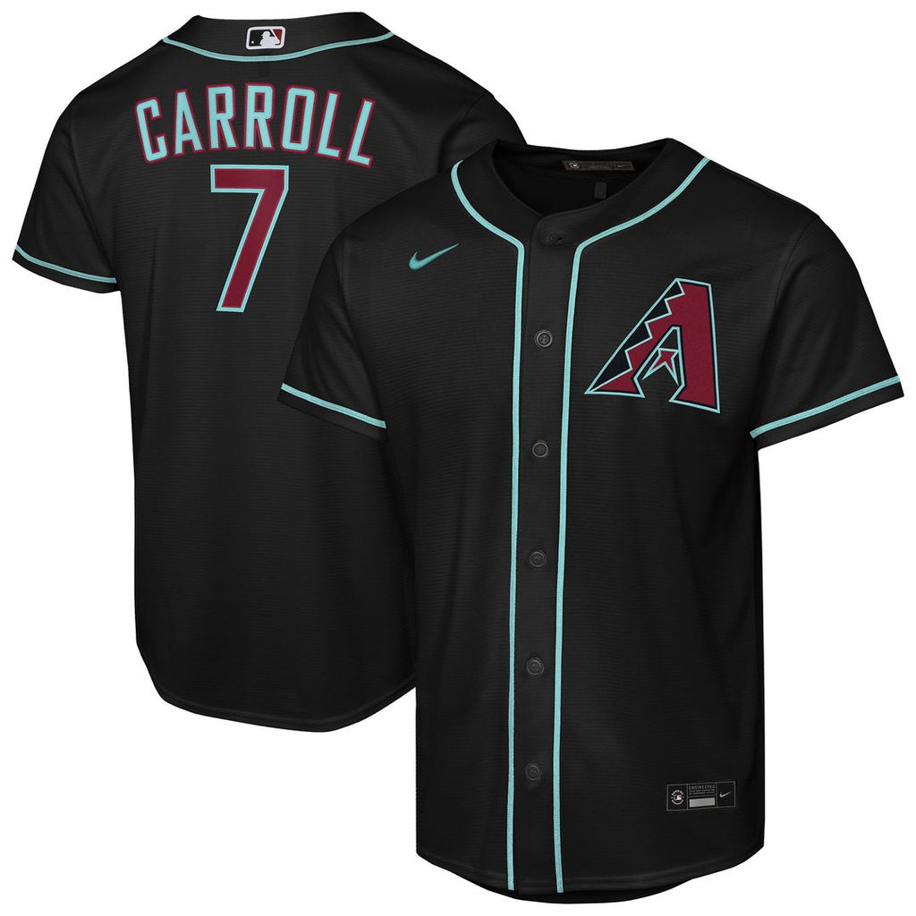 Arizona Diamondbacks Corbin Carroll Nike Youth Alternate Replica Jersey - Black