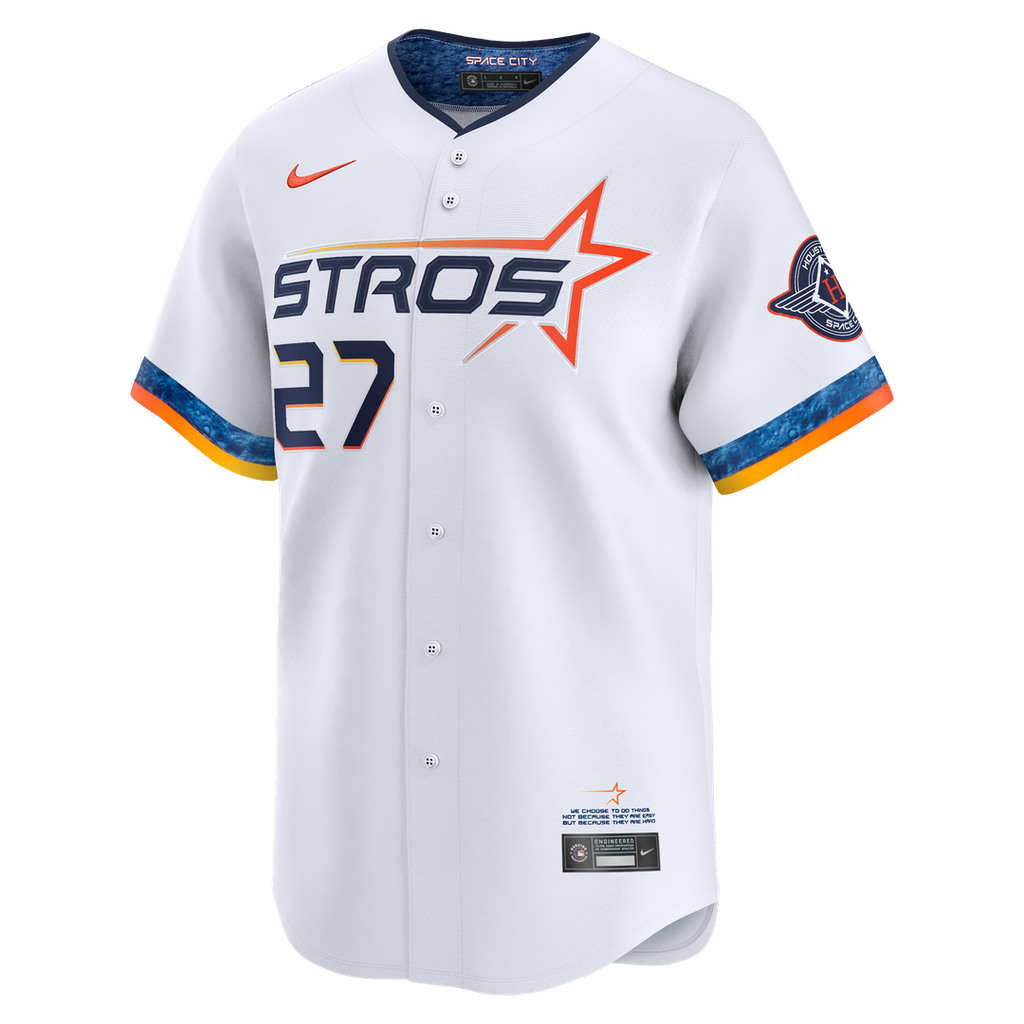 Houston Astros Jose Altuve Nike 2025 City Connect Limited Player Jersey - White