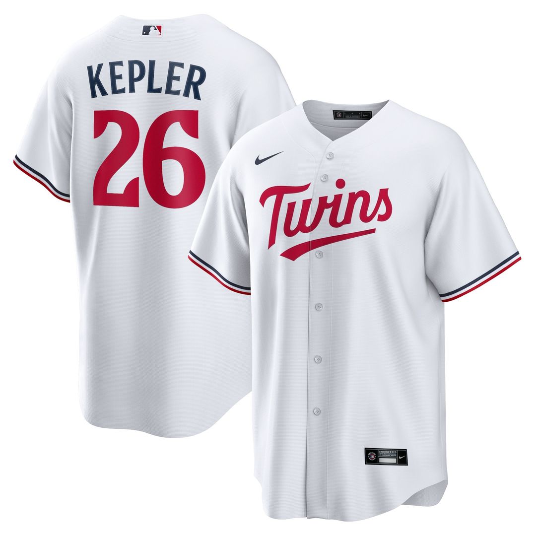 Minnesota Twins Max Kepler Nike Home Replica Player Logo Jersey - White