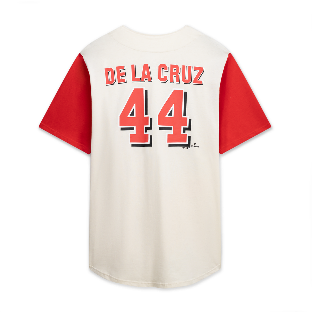 Cincinnati Reds Profile Big & Tall Two - Color Fashion Jersey - Cream/Red