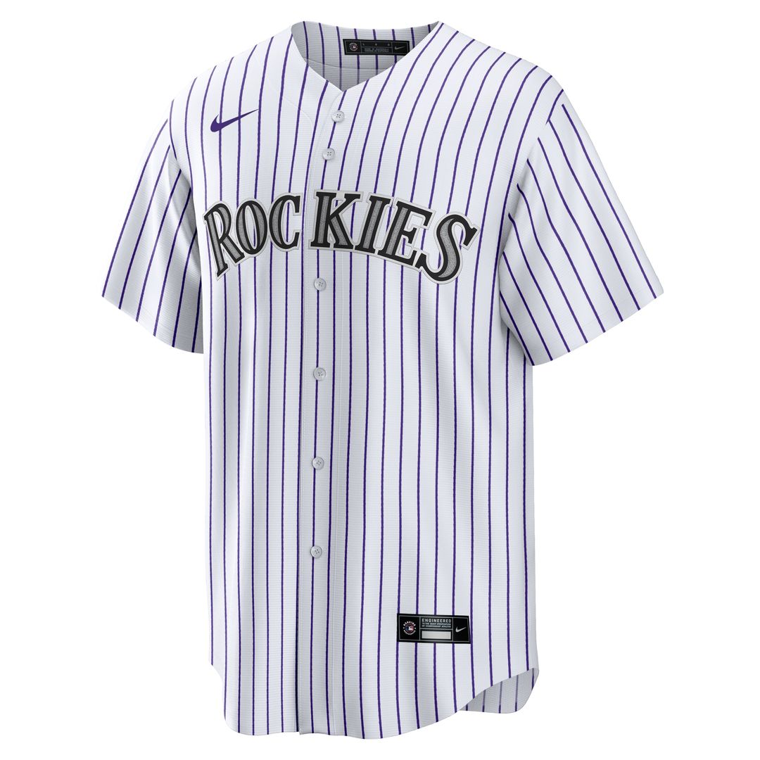 Colorado Rockies Ezequiel Tovar Nike Home Replica Jersey - White