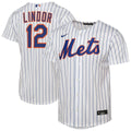 New York Mets Francisco Lindor Nike Youth Home Replica Player Jersey - White