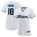 Miami Marlins Griffin Conine Nike Women's Home Replica Jersey - White
