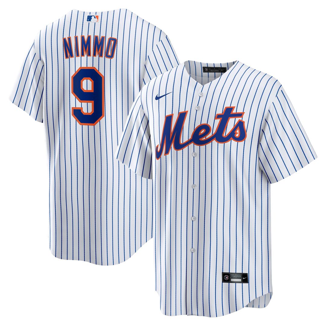 New York Mets Brandon Nimmo Nike Home Replica Jersey - White
