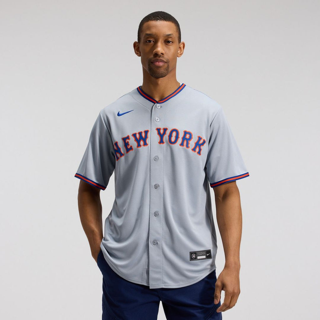 New York Mets Juan Soto Nike Road Replica Jersey - Gray
