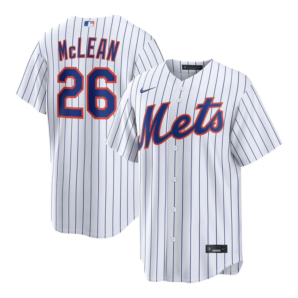 New York Mets Nolan McLean Nike Home Replica Jersey - White