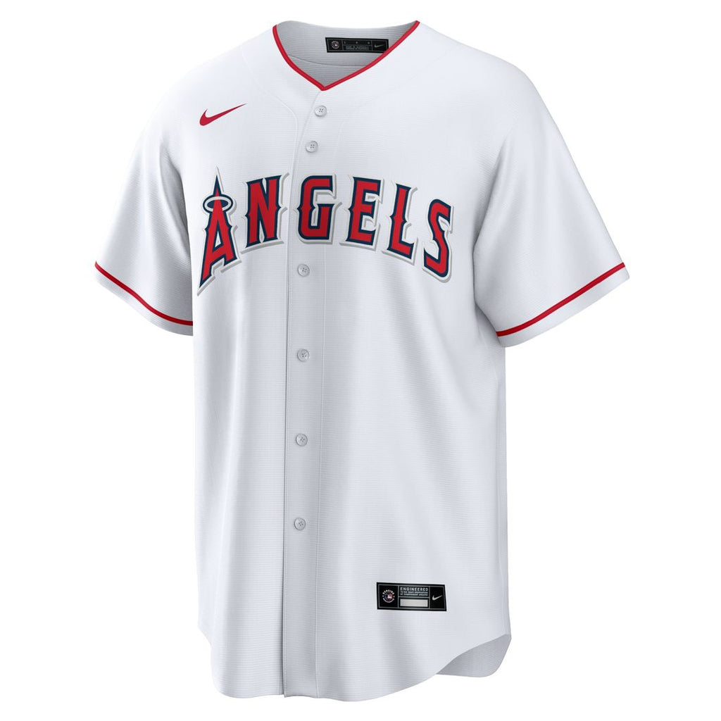 Los Angeles Angels Mike Trout Nike Home Replica Player Name Jersey - White