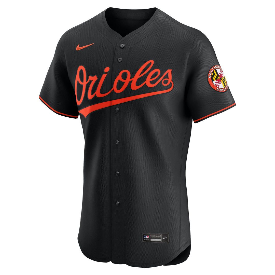 Baltimore Orioles Nike Alternate Elite Jersey - Black