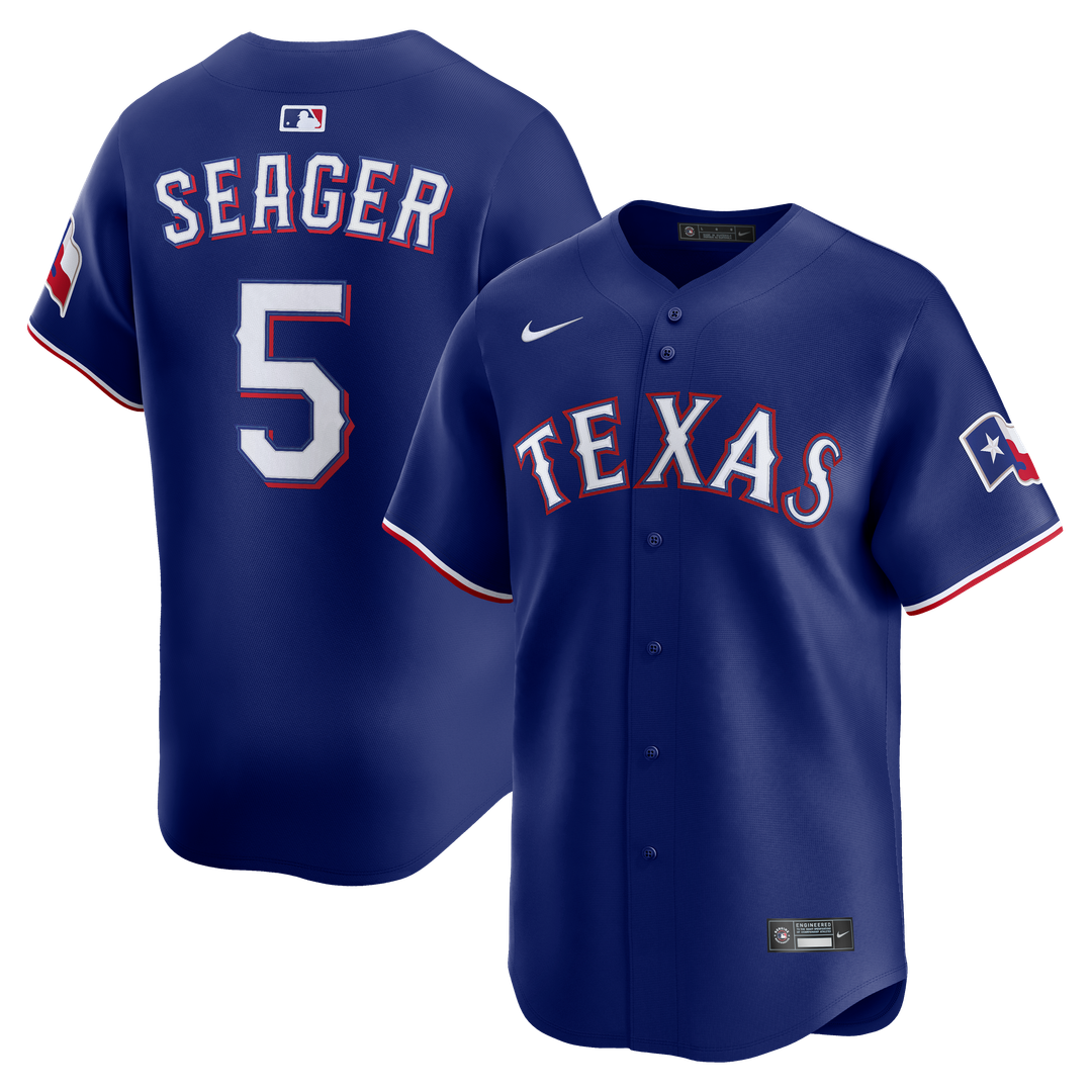 Texas Rangers Corey Seager Nike Alternate 2 Limited Jersey - Royal