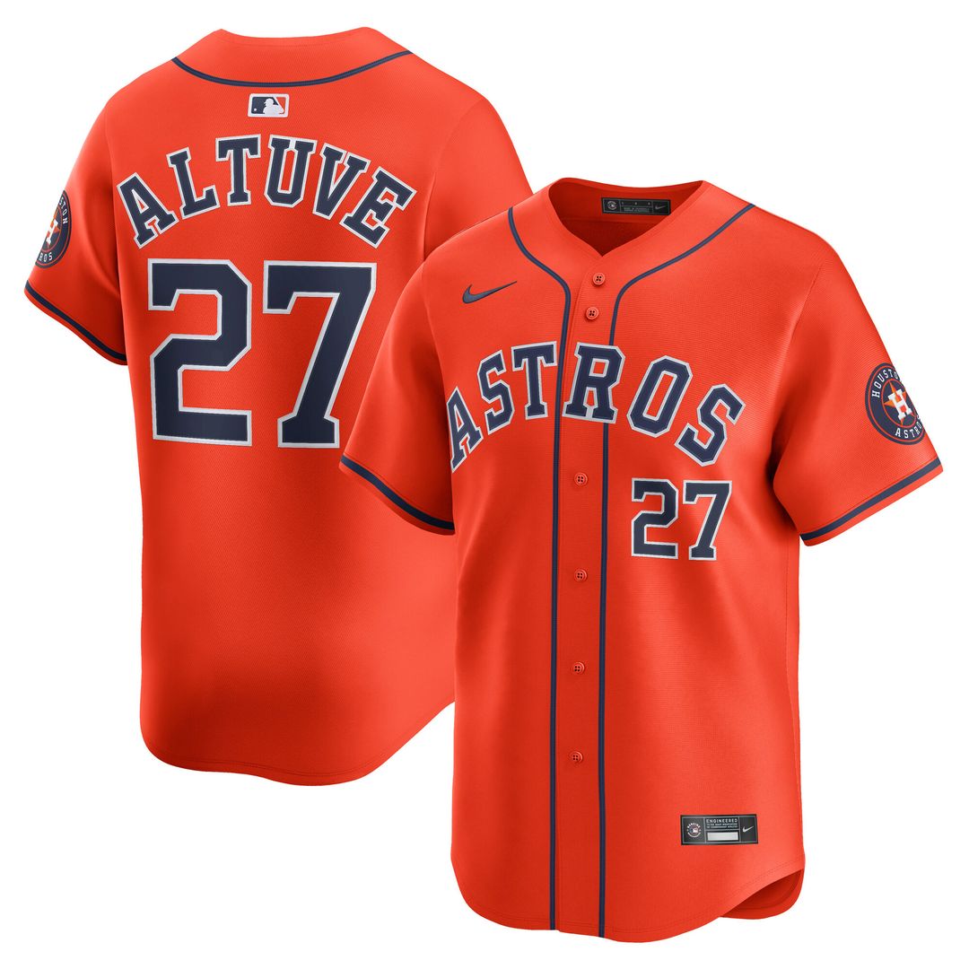 Houston Astros Jose Altuve Nike Home Limited Player Jersey - White
