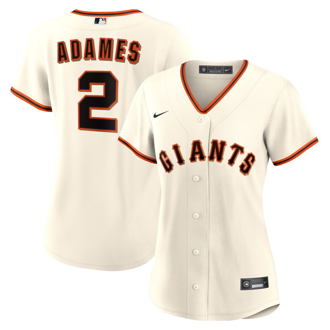 San Francisco Giants Willy Adames Nike Women's Home Replica Jersey - Cream