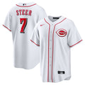 Cincinnati Reds Spencer Steer Nike Home Replica Jersey - White