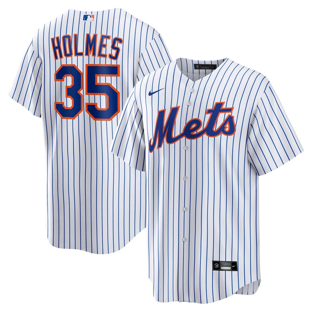 New York Mets Clay Holmes Nike Home Replica Jersey - White