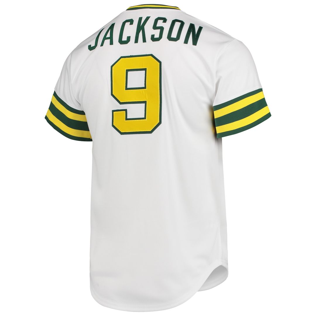 Athletics Reggie Jackson Mitchell & Ness 1972 Cooperstown Authentic Jersey - White