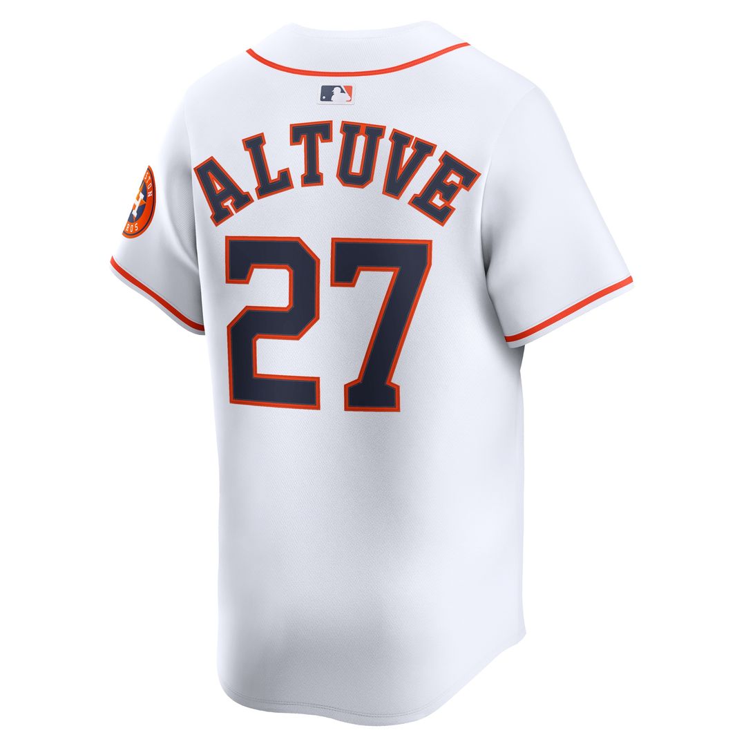 Houston Astros Jose Altuve Nike Home Limited Player Jersey - White