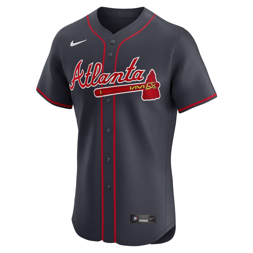 Atlanta Braves Nike Home Elite Jersey - White