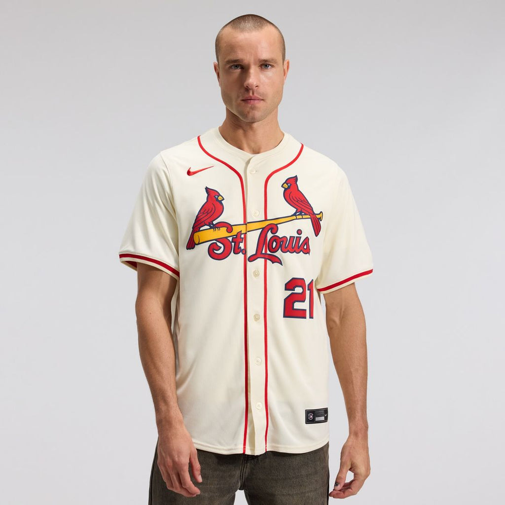 St. Louis Cardinals Lars Nootbaar Nike Alternate 2 Limited Jersey - Cream