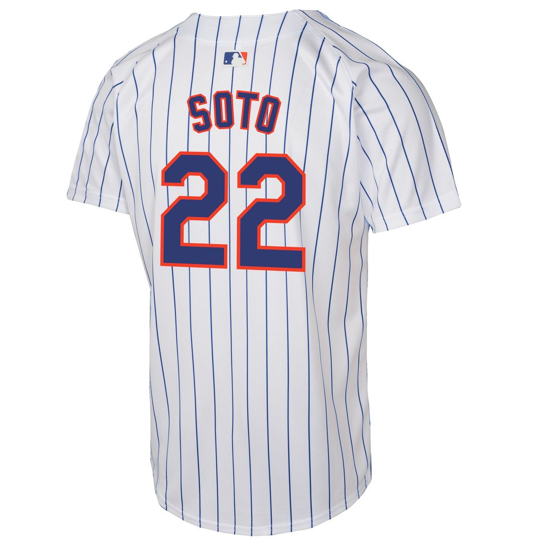 New York Mets Juan Soto Nike Youth Home Game Player Jersey - White