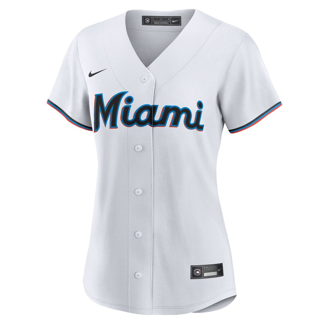 Miami Marlins Griffin Conine Nike Women's Home Replica Jersey - White