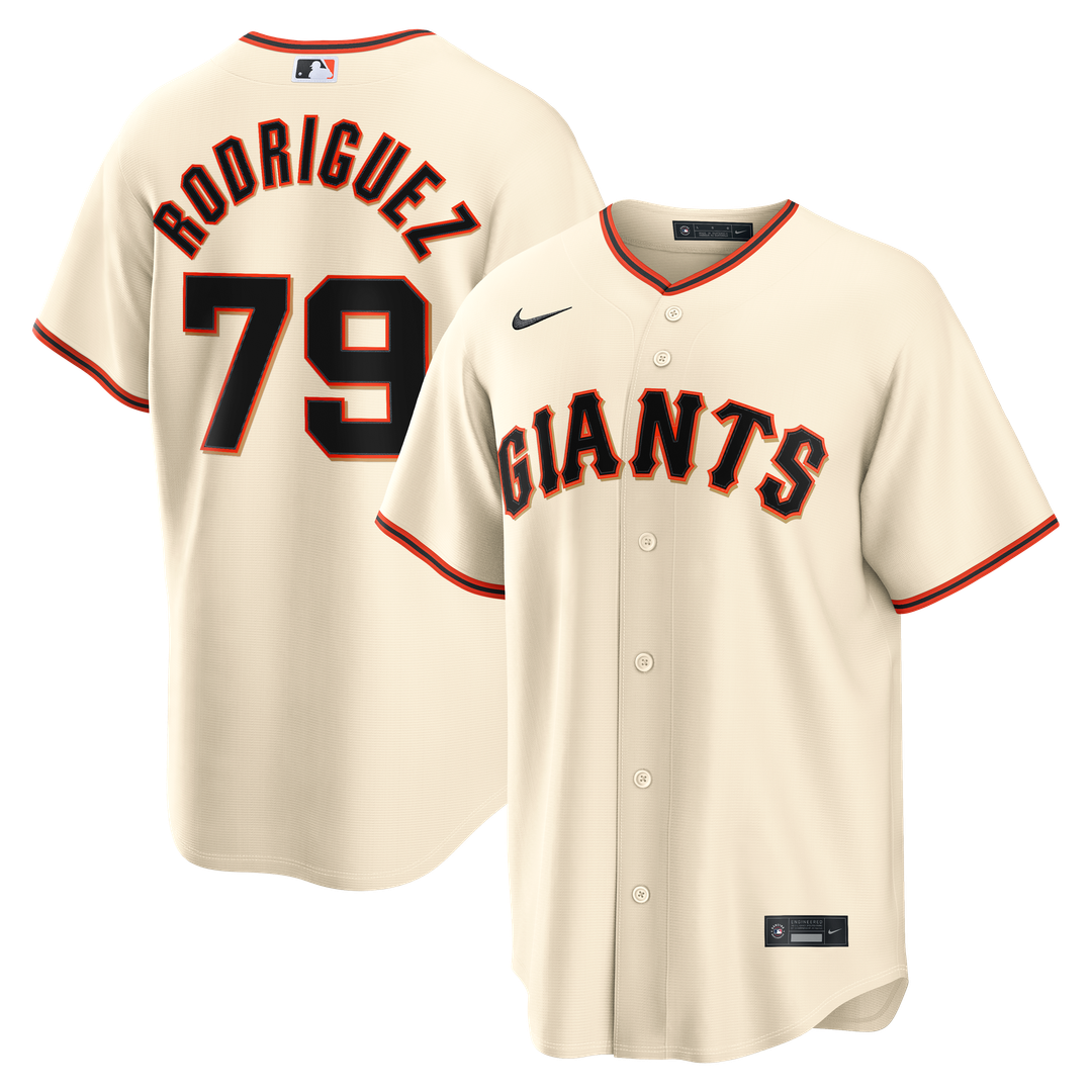 San Francisco Giants Jesus Rodriguez Nike Home Replica Jersey - Cream