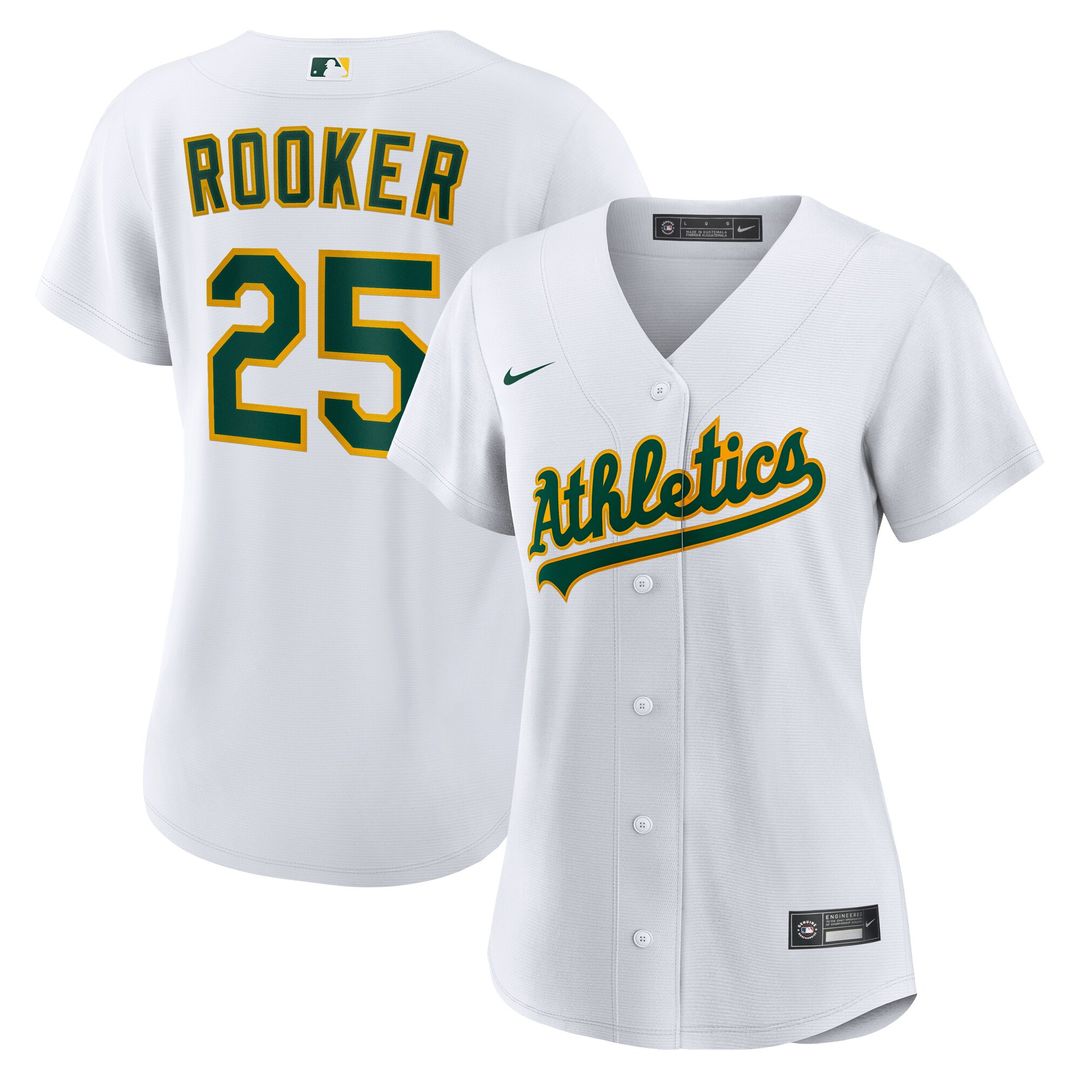 Athletics Brent Rooker Nike Women's Home Replica Jersey - White