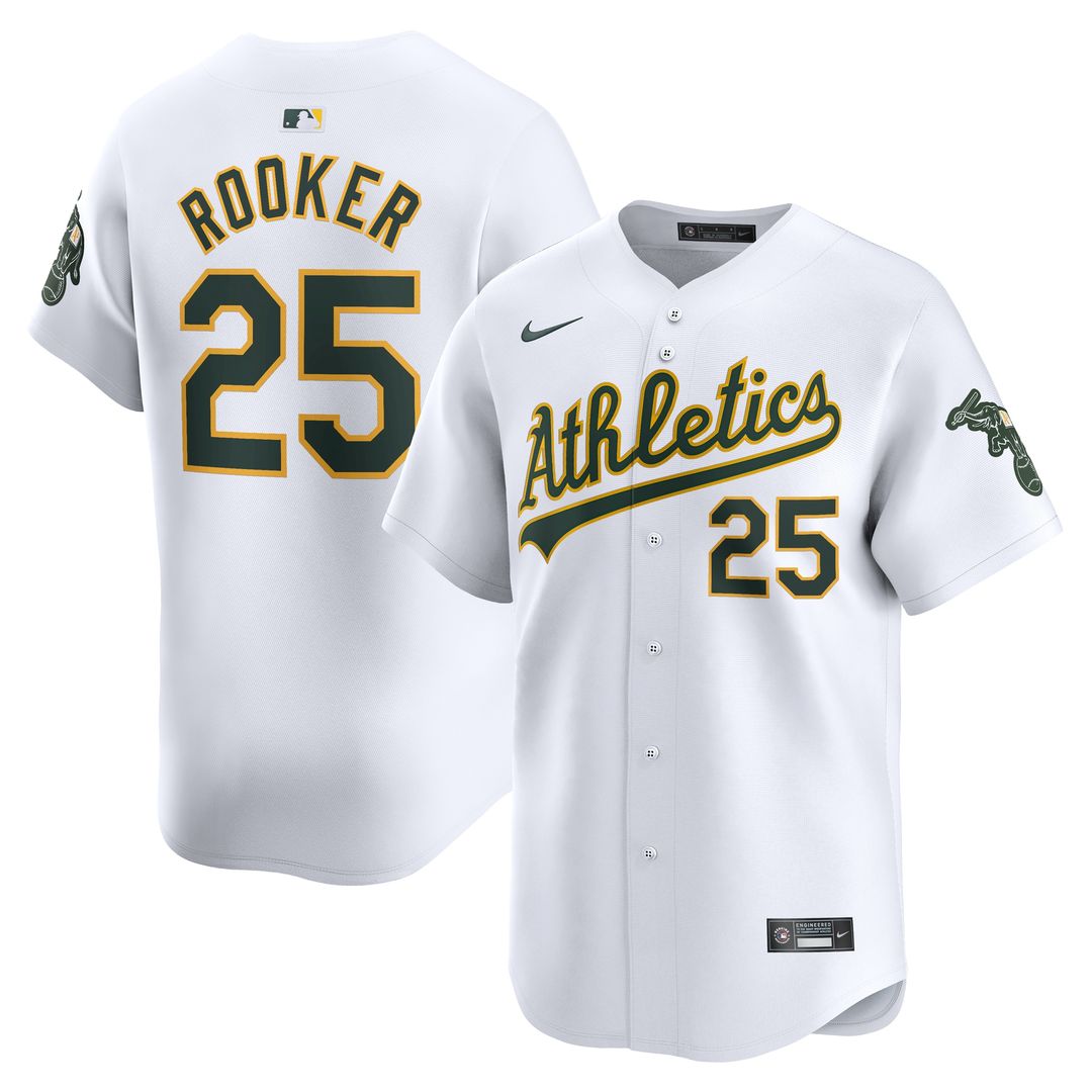 Athletics Brent Rooker Nike Home Limited Player Jersey - White