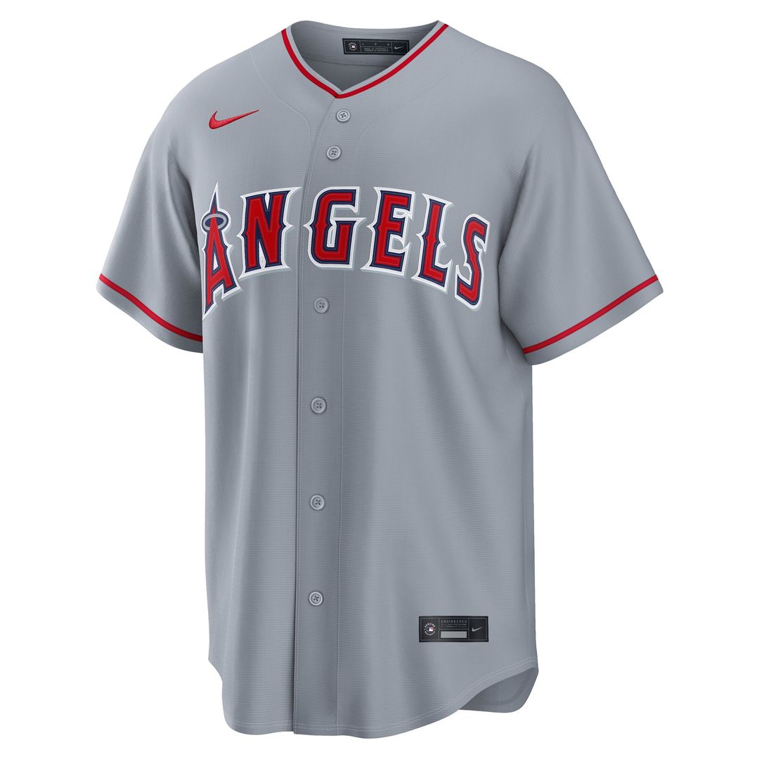 Los Angeles Angels Mike Trout Nike Road Replica Jersey - Gray