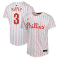 Philadelphia Phillies Bryce Harper Nike Youth Home Game Player Jersey - White